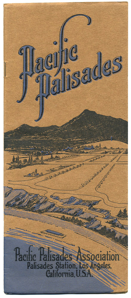 Pacific Palisades, c. 1922. Booklet